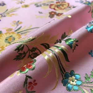 0.75*1M Maat Vintage Stof Chinese Stijl Qipao Jacquard Stof Voor Naaien Kimono Cheongsam Brokaat Satijn stof