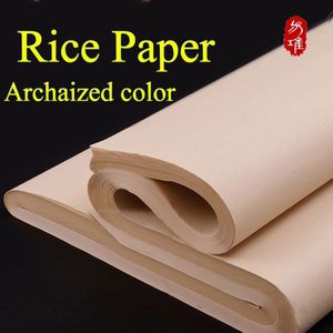 Chinese Archaize Kleur Rijstpapier Chinese Voor Schilderen Kalligrafie Papier Voor Schilderen Art Papier Supplies