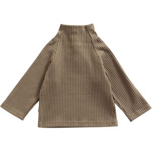 Kinderen Mode Effen Kleur Sweatshirt Herfst En Winter Lange Mouw Corduroy Trui 1-4T