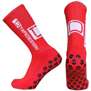 Stijl Td Voetbal Sokken Ronde Siliconen Zuignap Grip Anti Slip Voetbal Sokken Sport Mannen Vrouwen Honkbal Rugby Sokken