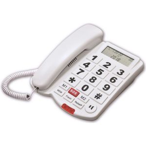 Big Button Telefoon Voor Senioren Caller Id Vaste Telefoons Voor Ouderen Amplified Telefonos Thuis Telefoon Voor Oude Mensen Met Sos