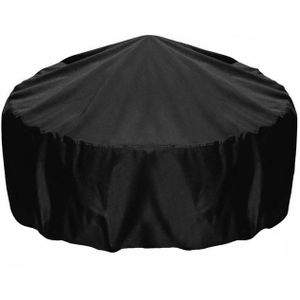 Stofdicht Bbq Grill Cover Uv-Proof Ronde Vuurkorf Cover Wasbare Voor Outdoor Waterdichte 86*36Cm Stofdicht stofdicht En Uv-Proof