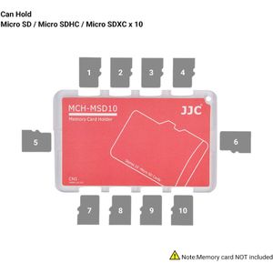 Jjc Memory Card Case Houder Opbergdoos Portemonnee Credit Card Size Voor Sd Sdhc Sdxc Micro Sd Msd Tf-kaart organisator Keeper Container