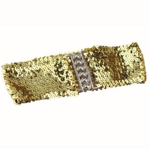 Kleding Klassieke Vrouwen Mode Tailleband Jurk Riemen Accessoires Vintage Handleiding Pailletten Gouden Riem Lady Adult Bandjes