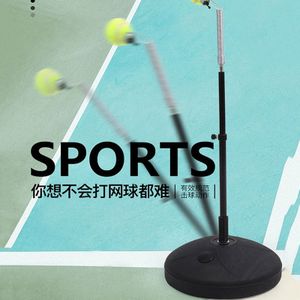 Verstelbare Tennis Trainer Draagbare Plastic Bal Machine Padel Racket Sport Praktijk Training Accessoires Voor Beginners