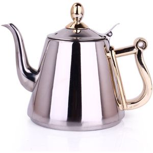 Gehumaniseerd Handvat Spiegel Oppervlak Delicate Waterkoker Innerlijke Met Thee Filter Inductie Fornuis Waterkoker Koffie Pot 1.2L