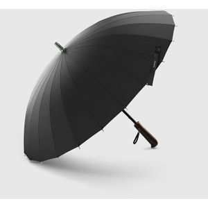 OLYCAT 24 k Rechte Lange Paraplu Winddicht Sterke Houten Handvat Regen Paraplu Vrouwen Mannen Zakelijke Glasvezel Paraguas