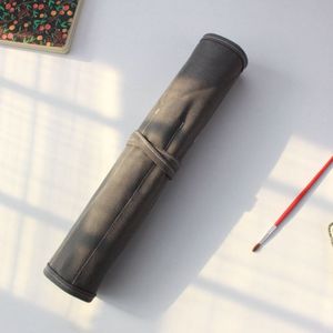 Verf Borstels Pencil Bag Roll Up Dikke Canvas Wrap Pouch 20 Houder Case Organizer Pouch Perfecte Opslag Voor Borstel Make up