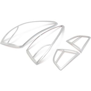 Voor Hyundai Tucson IX35 Abs Chrome Rear Achterlicht Lamp Kap Decoratie Cover Versieringen Accessoires 4 stks/set