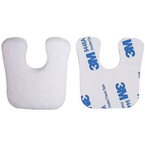 2 Stuks U-Vormige Gel Vilt Eelt Voet Pads Insolespain Relief Beschermen Eelt Foam Kussen Voor Mannen En Vrouwen voet Stickers Care