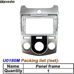 2 Din 9 Inch Auto Radio Fascias Dashboard Frame Installatie Dvd Gps Mp5 Android Multimedia Speler Voor Kia Forte ~