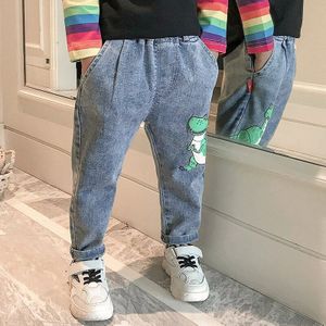 Jongens Jeans Herfst Koreaanse Kinderkleding Cartoon Gedrukt Broek 1-39