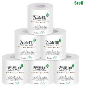 Spot 3-Ply Toiletpapier Thuis Papierrol Zachte Huidvriendelijke Badkamer Papier Tissue Wit FKU66