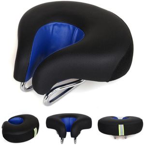 Fiets Zadel Noseless Zadels Seat Schokabsorptie Zadel Mountainbike Zetel Zachte Verdikte Seat Bike Fietsen Accessoires