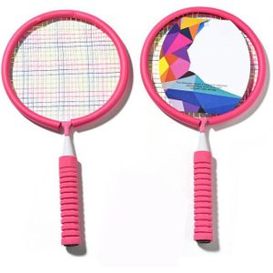 Kinderen Ronde Hoofd Badminton Racket Bal Set Outdoor Beginner Mini Shuttles Kits