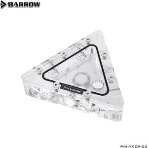 Barrow Reservoir YKZR-02 Combinatie Split Driehoek Water Tank Acryl G1/4 &quot;Draad 30Ml Capaciteit Water Koelsysteem