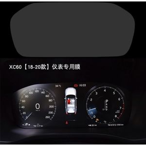 Tommia Voor Volvo XC60 18-20 Screen Protector Hd 4H Dashboard Bescherming Film Anti-Krassen Auto Sticker