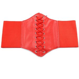 Mode Vrouwen Elastische Brede Riemen Body Vormgeven Bandage Taille Band Jurk Jas Trui Lady Decoratieve Tailleband