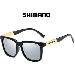 Shimano Vissen Bril Mannen Vrouwen Outdoor Leisure Retro Mode Vissen Zonnebril Rijden Gepolariseerde Zonnebril 105 #