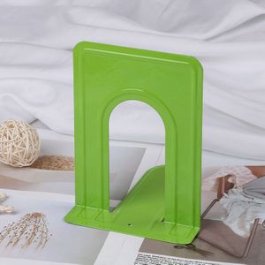 Metalen Boekensteunen Eenvoudige Stijl Boek Houder Organizer Ijzer Ondersteuning Houder Non-Slip Bureau Staat Voor Boeken 17*12.5*11Cm