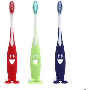 3Pcs Baby Zachte Tandenborstel Lachende Tand Cleaner Baby Kids Training Dental Care Kind Tanden Borstels Set
