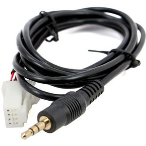 Biurlink 3.5mm Jack Auto Radio Aux-in Audio Adapter Kabel voor Nissan Infiniti Versa Tiida Qashqai Sylphy Geniss