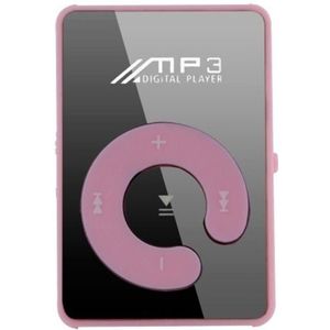Mini mp3 Clip MP3 Speler Ondersteuning 32GB Micro SD TF Card stijlvol Sport Spiegel Draagbare MP3 speler Mini
