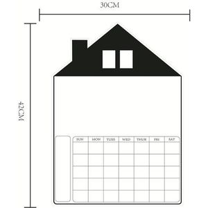 Uitwisbare Magnetische Koelkast Sticker A3 Zachte Magnetische Kalender Schema Memo Board