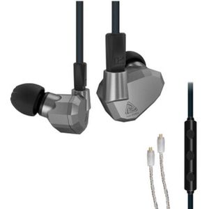 KZ ZS5 2DD + 2BA Hybrid In Ear Oortelefoon HIFI DJ Monitor Hoofdtelefoon Running Sport KZ AS10 ZS6 Oortelefoon Headset oordopjes Twee Kleuren