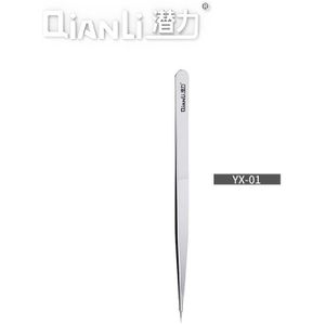 Qianli Precisie Niet-magnetische Roestvrijstalen Pincet Voor Mobiele Telefoon Vingerafdruk Vliegende Lijn Elektronica Reparatie Tools