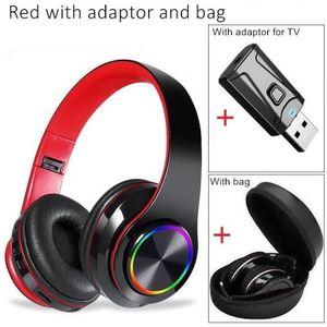 Tv Helm B39 Draadloze Hoofdtelefoon Opvouwbaar Bluetooth Headset Pc Tablet Bluetooth Adapter Waterdichte Oortelefoon Tas Gaming Tv Muziek