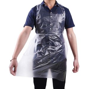 100 Stuks Wegwerp Kapper Schorten Waterdicht Mannen Vrouwen Kappers Cape Huishouden Schort Gown Beauty Spa Kapsel Schort