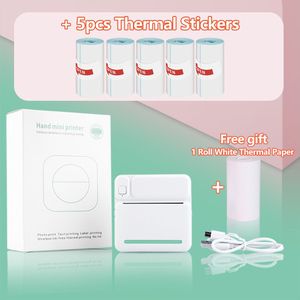 Pocket Mini Printer Student Studie Printer Labels Handig Thermische Printer Zoeken Vraag Mini Draagbare Thermische Printer C19