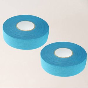 2 Pcs 20M Hockeystick Tape Sticky Tape Anti-Slip Sport Waterdichte Tape Hockey Stok Wrapper Voor Praktijk sport Gebruik (Wit)