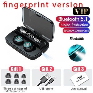 Draadloze Hoofdtelefoon Bluetooth Oortelefoon Led Display Sport Waterdichte Oordopjes Hifi Stereo Headset Met Microfoons