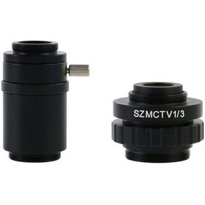 0.5X 0.35X 1X C-Mount Lens Szm 1/2 1/3 Ctv Adapter Voor Trinoculaire Stereo Microscoop Vervanging Accessoires