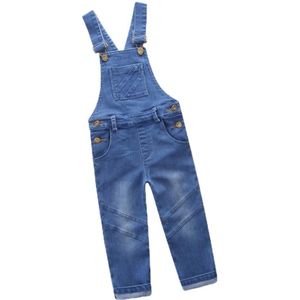 MUQGEW kinderen meisjes jongens alle match Skinny Denim jeans Overalls Jumpsuits voor kinderen peuters pocket classic kleding # XTN *