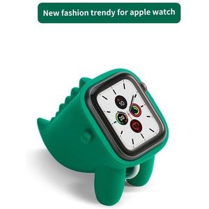 Opladen Stand Voor Apple Watch 3 44Mm 40Mm Cartoon Siliconen Accessoires Apple Watch 4 42Mm 38Mm Voor iwatch Serie 5 4 3 2 1