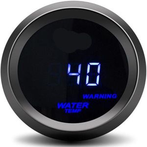 2 &#39;&#39;52Mm Boost/Water Temp/Olie Temp/Volt/Toerenteller/Olie Druk/Air brandstof Verhouding/Vacuüm Gauge Zwarte Kleur Digitale Blauwe Led Gauge