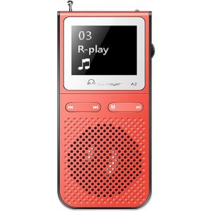 Iqq Hifi Mp3 Speler Met Lound Spreken En 8Gb Kan Spelen 100 Uur Ingebouwde Fm Radio Ondersteuning Uitbreiden tot 128Gb Draagbare Speler