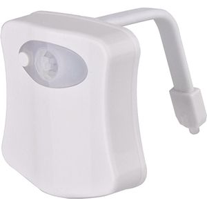 Smart Motion Sensor Toiletbril Nachtlampje 8/16 Kleuren Waterdichte Backlight Voor Toiletpot Led Luminaria Lamp Wc Licht