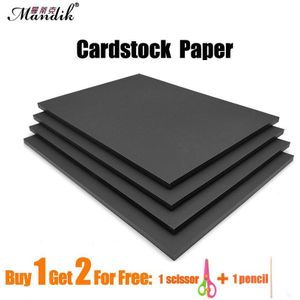 A4 Cardstock Papier 300gsm Dikke Karton Zwart Wit Gekleurde Decoratieve Diy Plakboek