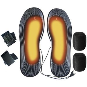 Elektrische Verwarming Pad Zolen Verwarmde Inlegzolen Voeten Warmer Sok Pad Mat Wasbare Warm Thermische Winter Outdoor Wandelen Skiën
