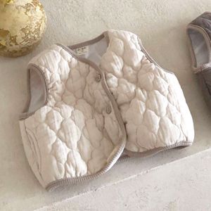 Herfst Baby Jas Mouwloze Jongens Meisjes Vest Katoen Zachte Kinderen Vest Baby Warm Kids Kinderen Vest Gebreide Trui 1-5Y Katoen