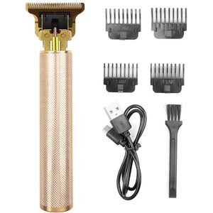 Elektrische Tondeuse Lcd Display Tondeuse Draagbare Draadloze T9 Metalen Haar Scheerapparaat Usb Opladen Tondeuses Voor Man