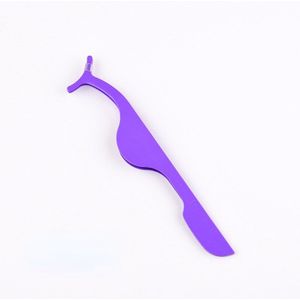 1 Pcs Wimpers Pincet Kleur Wimperkruller Makeup Tools Rvs Goud Schoonheid Make Wimper Extension Pincet Auxiliary