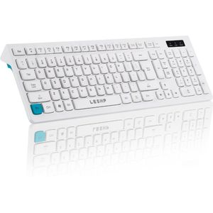 Ultra-Dunne Chocolade Bedraad Toetsenbord Desktop Office Home Games Slim Mute Computer 104 Toetsen Full-Size Ergonomisch