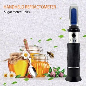 0-20% Handheld Honing Fruit Suiker Oplossing Brix Refractometer Sap Zoetheid Sacharimeter Concentratie Meter