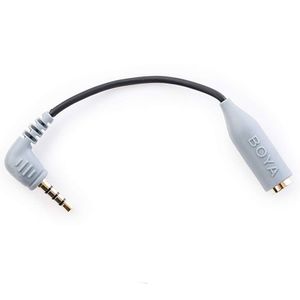 Boya BY-CIP2 3.5Mm Tot Trrs Trs Microfoon Kabel Adapter Voor Ipad Ipod Touch Iphone & Android Smartphone Microfoon Accessoires