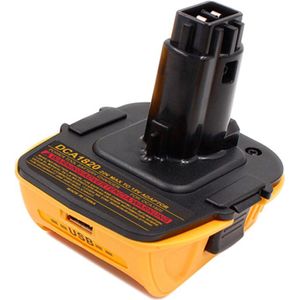 Voor Dca1820 18V Usb Adapter Werken Met Dewalt Max Xr Dcb200 Dcb201 Dcb203 Dcb203Bt Dcb204 Dcb205 Dcb206 Compact Batteri